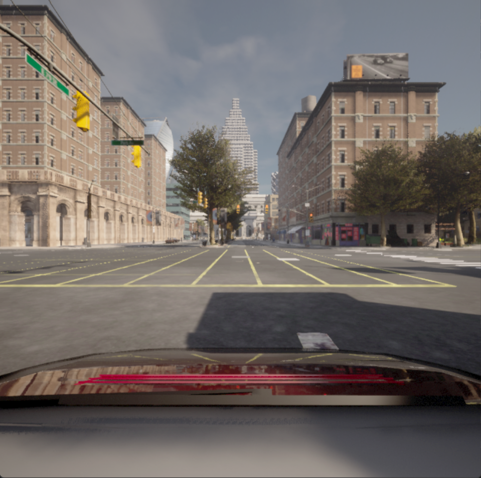 View of Camera Inside the Car