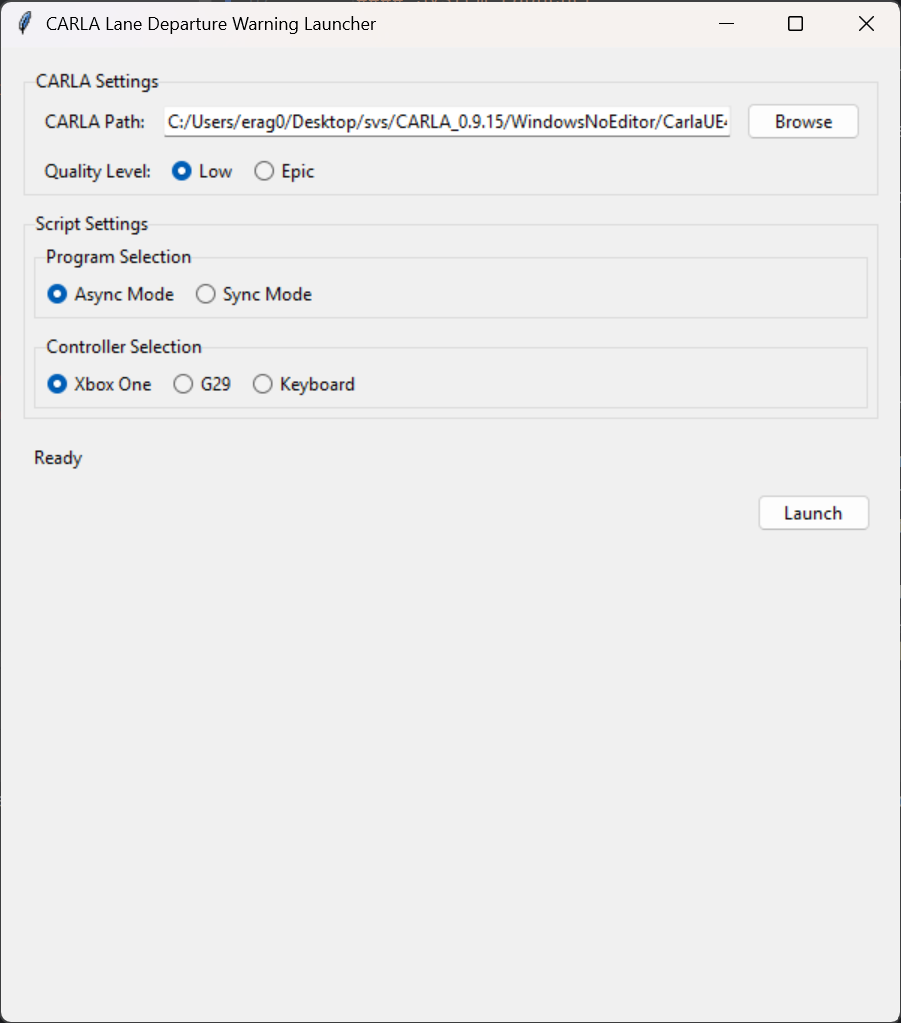Launcher in async mode